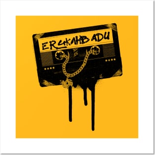 Erykah Badu  - Black Cassette Music Posters and Art